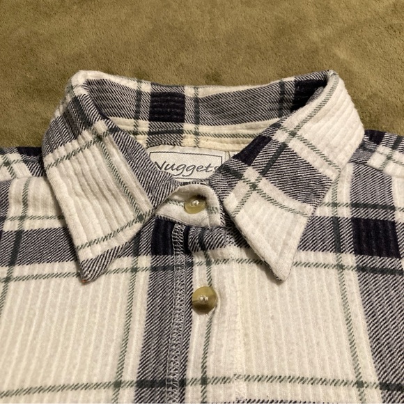 EUC Vintage Nuggets Flannel Top Size L - Picture 5 of 10